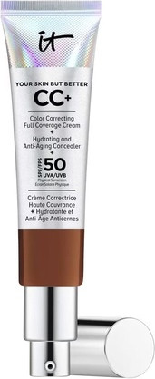 Cream Tinted Day Cream It Cosmetics CC+ Anti-Aging Cream Your Skin But Better High Coverage Waterproof
