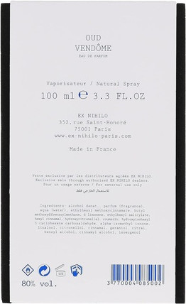 Eau de Parfum Ex Nihilo Oud Vendôme