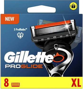 Shaving Kit Gillette Fusion Proglide Charger With 8 Refills