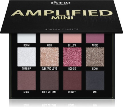 Bperfect Cosmetics Mini Amplified Shadow Palette ko'z uchun to'plamlar & paletkalar