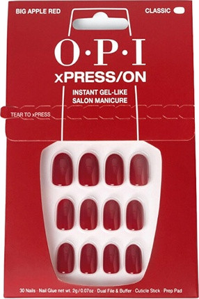 Накладные ногти OPI Xpresson Big Apple Red
