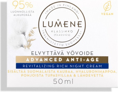 Nachtcreme Lumene Lifting Anti Age Behandlung