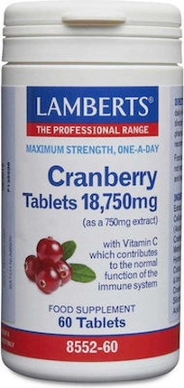 Lamberts Cranberry Tablets 18750mg - 60 Capsules