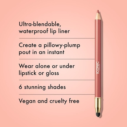 Lip Liner Iconic London Fuller Pout Sculpting Lip Liner Dual Ended
