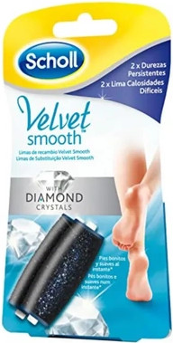 Foot Exfoliator Scholl Velvet Smooth Diamond Crystals