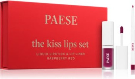 Набор для губ Paese The Kiss Lips Set Raspberry Red