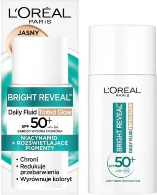 Leichtes getöntes Fluid L'Oreal Professional Spf 50+ Getöntes Strahlen