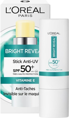 Sonnenschutz-Stick L'Oreal Paris Bright Reveal Anti-UV Stick SPF 50+