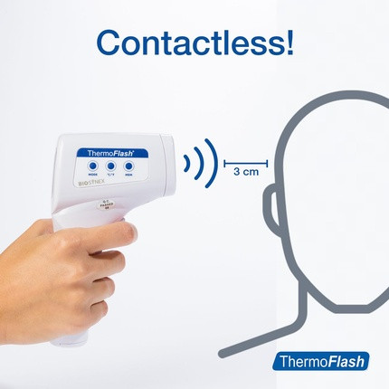 Бесконтактный лобный термометр Biosynex Thermoflash Premium