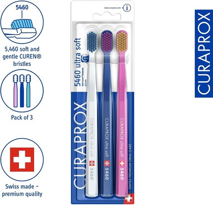 Manual Toothbrush Set Curaprox CS 5460 Ultra Soft