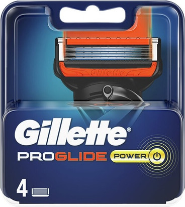 Gillette Proglide Charger Rasierer mit 4 Ersatzklingen