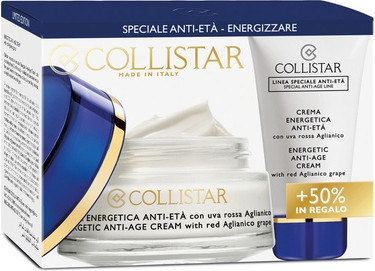 Facial Care Set Collistar Anti-Aging Set Energy Cream With Red Grapes Aglianico