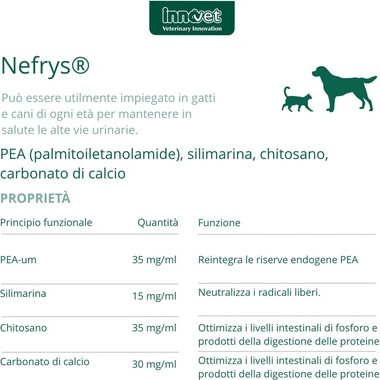 Innovet Ergänzungsfuttermittel für die Gesundheit des oberen Harntrakts bei Hunden und Katzen