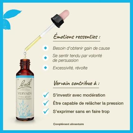 Flower Essence Fleurs De Bach Original Vervain