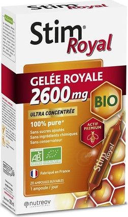 Nutreov Stim Royal Jelly Konzentrat 2600mg Bio