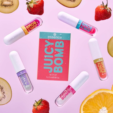 Lip Sets Essence Juicy Bomb Lip Oil Set 01