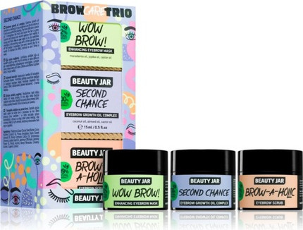 Наборы и палитры для бровей Beauty Jar Brow Care Trio Набор в подарок