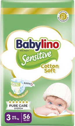Diaper Babylino Sensitive Cotton Soft