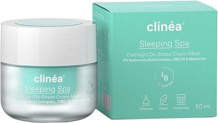 Nachtcreme Clinea Clinea Nachtcreme Sleeping Spa De-Stress Gesichtscreme-Maske