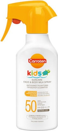 Sun Protection Milk Spray Carroten Sensicare Kids SPF50