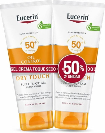 Gel Cream Eucerin Sensitive Protect Dry Touch LSF 50+ 