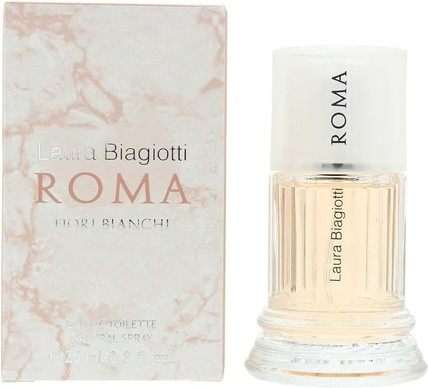 Eau De Toilette Laura Biagiotti Roma Fiori Bianchi