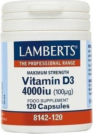 Dietary Supplement Lamberts Vitamin D3 4000iu