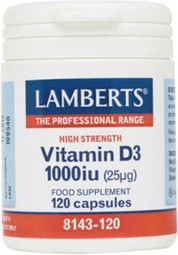 Lamberts D3 1000iu 25mg