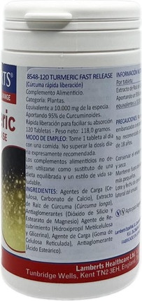 Lamberts Quick Release Curcumin 120 Capsules