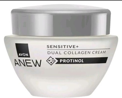 Крем для лица Avon Anew Sensitive+ Protinol Dual Collagen