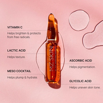 Ampullen Mz Skin Glow Boost Ampullen 5-Tage-Hautpflege-Regeneration mit Vitamin C