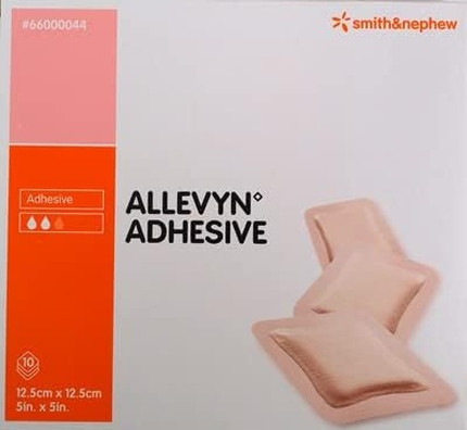 ALLEVYN Wundauflage mit Kleberand 12,5x12,5 cm