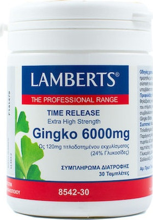 Tablets Lamberts Ginkgo Biloba Extract