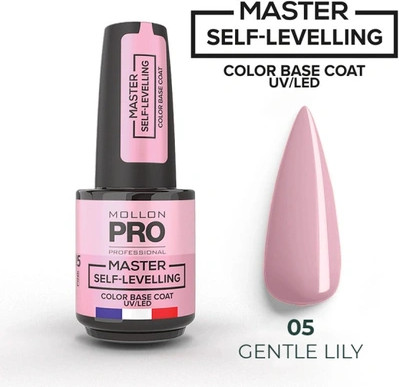 Базовое покрытие Mollon Pro Mol Master Base Self Levelling № 5 Gentle Lily