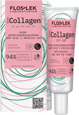 Cream Floslek Fito Collagen Anti-Wrinkle Eye And Lip