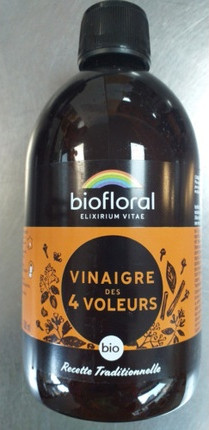 Herbal Vinegar Biofloral The Vinegar of the 4 Robbers