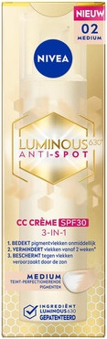 CC Fluid Nivea Luminous Tint Medium Size