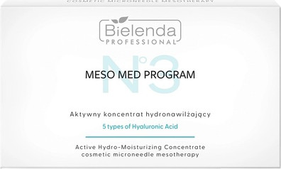 Serum Bielenda Hyaluron-Konzentrat mit 5 Hyaluronsäure-Formen