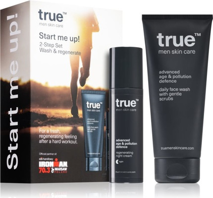 Gesichtscreme True Men Skin Care Start Me Up! Set für Männergesichtspflege