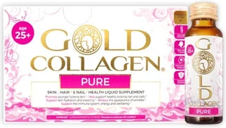 Flüssiges Nahrungsergänzungsmittel Minerva Research Labs Gold Collagen Pure 25