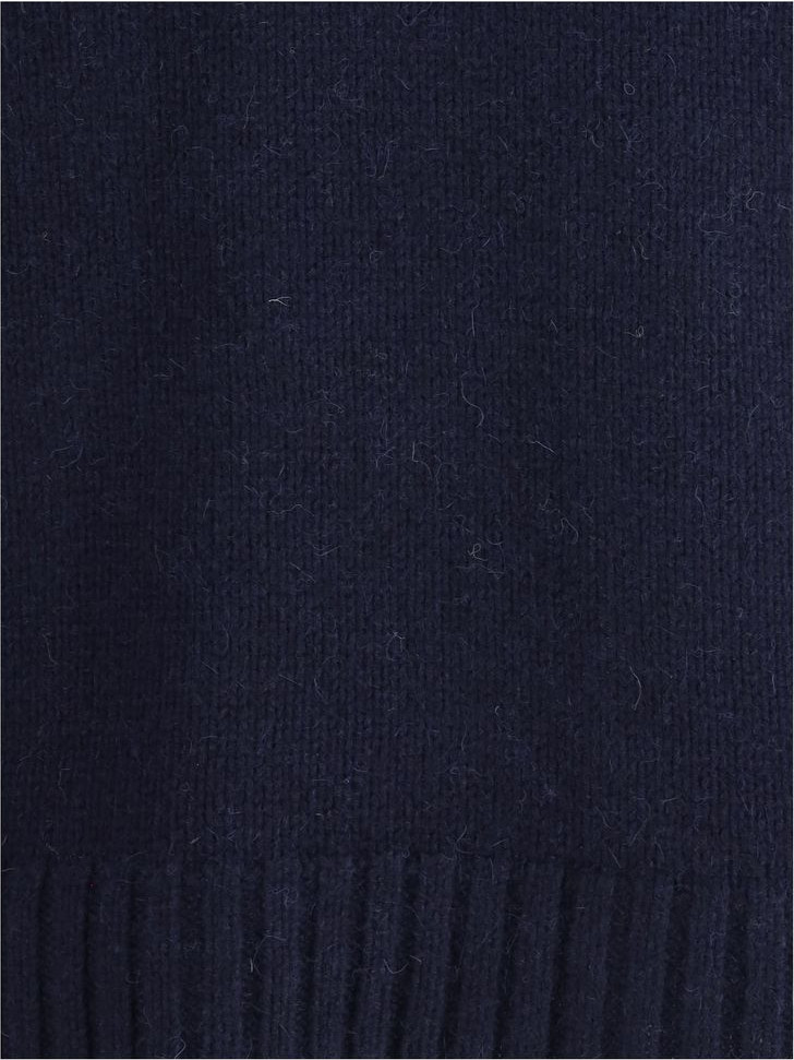 Blue Merino Wool Sweatshirt Aragona Cashmere