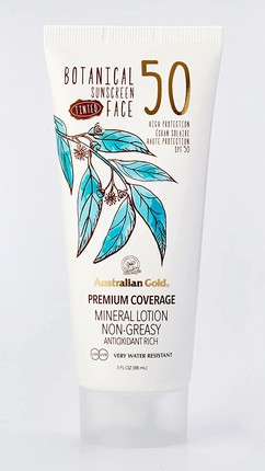 Sun Protection Face Lotion Australian Gold Botanical SPF 50 Light