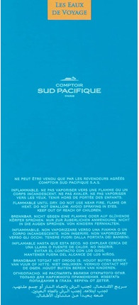 Eau De Toilette Comptoir Sud Pacifique Vanille Ambre