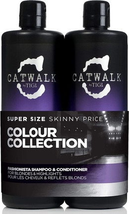 Shampoo and Conditioner Set Catwalk Junkie Fashionista Purple