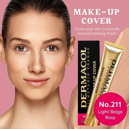 Foundation Dermacol Full Coverage Liquid Matte Foundation