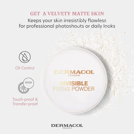 Powder Dermacol Transparent Fixing Powder