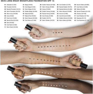 Foundation Bobbi Brown Skin Long-Wear Weightless Foundation