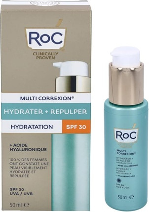 Day Cream RoC Hydrate Plump Moisturizing Cream With Hyaluronic Acid Spf30