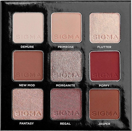 Sigma Beauty On-the-Go Rosy Eyeshadow Palette 9 Farben