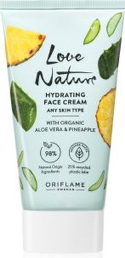 Moisturizing Cream Oriflame Love Nature Organic Aloe Vera & Pineapple